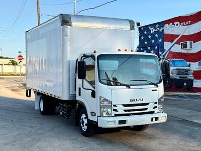 2017 Isuzu NPR HD 16' Box Truck with Liftgate, Fleet Maintained 1-Owner, Clean Carfax , Diesel Power