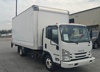 2020 Isuzu NPR HD 16' Box W/Liftgate, 4 Cylinder Diesel, Fleet Maintained, Service Records Available
