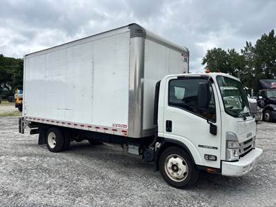 2024 ISUZU NPR-HD 18' BOX TRUCK, 6.6L GAS POWER, 350HP, 6-SPEED AUTO, 1-OWNER, CLEAN CARFAX, FLEET MAINTAINED