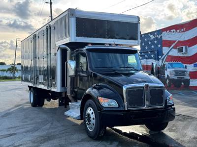 2025 KENWORTH T380 MOVING BOX TRUCK, SLEEPER CAB, 26' BODY + 3' ATTIC, SMYRNA BODY, 1-OWNER, CLEAN CARFAX