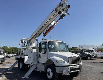 2020 FREIGHTLINER M2-106 / ALTEC DM47B-TR DIGGER DERRICK, 47' SHEAVE HEIGHT, LOW HOURS,4X4, COOP OWNED, LIKE NEW