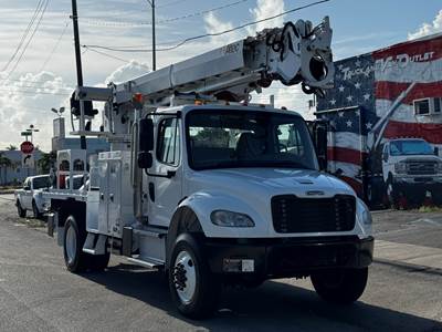 2020 FREIGHTLINER M2-106 / ALTEC DM47B-TR DIGGER DERRICK, 47' SHEAVE HEIGHT, LOW HOURS,4X4, COOP OWNED, LIKE NEW