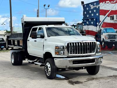 2020 International CV515 Crew Cab Dump, 4x4, Automatic, Duramax Diesel, Low miles