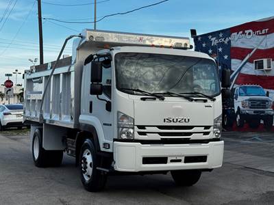 2020 ISUZU FTR 16' ALUMINUM DUMP TRUCK, IMMACULATE CONDITION, AUTOMATIC, 95K MILES, 1-OWNER