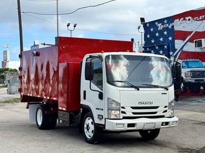 2017 Isuzu NRR 12' Steel Dump, 5.2L Diesel, Aisin Automatic, Toolboxes, Clean Carfax.