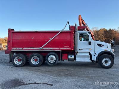 2017 Peterbilt 567 Tri- Axle Dump Truck, Double Frame, Aluminum Wheels, 18-Speed Automatic