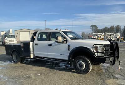 2018 Ford F-550SD With Hauling Utility Body by CM Truck Beds, 4X4, Power Stroke, Diesel, Low Engine Hours.