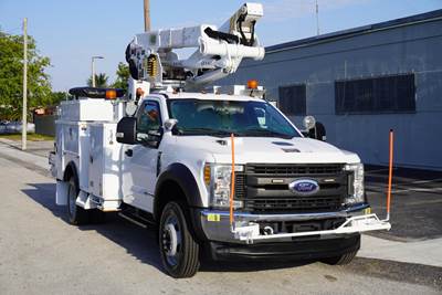 2017 Ford F-550 Altec AT41M 46' Boom / Bucket Truck - Diesel, 4X4, Material Handling Jib