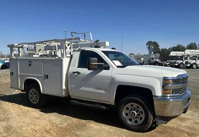 2018 CHEVY SILVERADO 2500HD, 8' KNAPHEIDE UTILITY / SERVICE BODY, 6.0L V8 POWER, 1-OWNER, FLEET MAINTAINED
