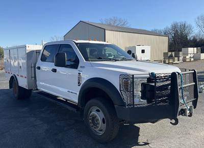 2018 Ford F-550 Super Duty 9' Utility/Service Truck, 6.7L Powerstroke, 4X4, One-Owner, Clean Carfax