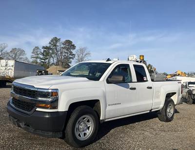 2018 CHEVY SILVERADO 1500 W/T PICK UP TRUCK, 5.3L ECOTEC, 4X4, ALUMINUM TOOLBOX, TOW PACKAGE, CLEAN CARFAX