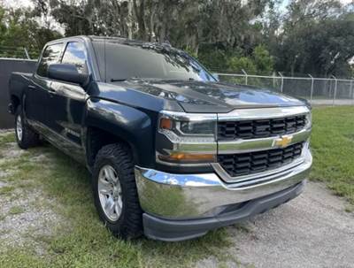 2018 CHEVY SILVERADO 1500 1LT CREW CAB PICK-UP TRICK, 5' 9" BED, CLEAN 1-OWNER CARFAX W/ SERVICE RECORDS
