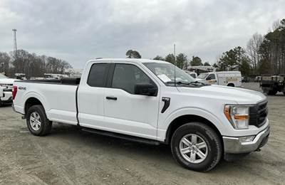 2021 FORD F-150 SUPERCAB, 4X4, V6 ECOBOOST TWIN TURBO, 10-SPEED TRANSMISSION, LOW MILES, LONG BED, 1-OWNER