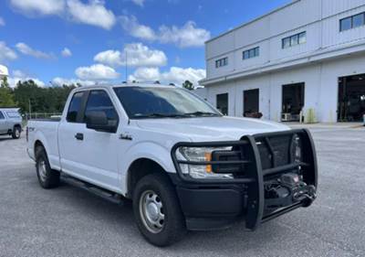 2018 FORD F-150 XL EXTENDED CAB, 5.0L COYOTE, 4X4, ALUMINUM TOOLBOX, WINCH, DEER GUARD, FLEET MAINTAINED