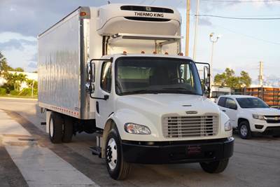 Freightliner M2 106 22 ft Refrigerated Truck - 240HP, Allison Automatic, Thermo King, Liftgate