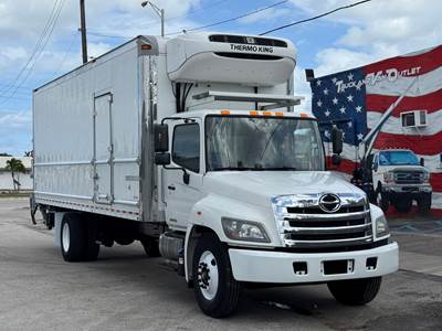 *** NON-CDL*** 2020 Hino 268 26' Refeer Truck, Thermo King T-880 Unit W/Electric Standby, Low miles, Clean Carfax