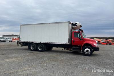 2020 International MV607, 26' Refrigerated, Tandem Axle, 46k GVWR, Lifgate, Cummins ISL Power