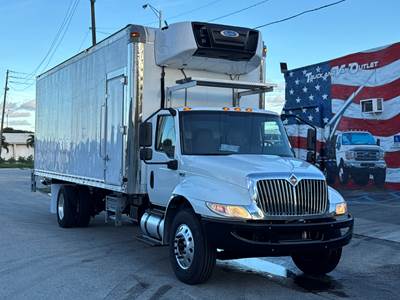 2019 INTERNATIONAL MV 607 REFRIGERATED TRUCK, 26' INSULATED BODY, TUCK AWAY LIFT, NON-CDL, CUMMINS POWER