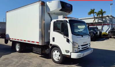 2017 ISUZU NPR-XD REFRIGERATED TRUCK, 16' INSULATED BODY, CARRIER SUPRA 860 W/ ELECTRIC STANDBY, 1-OWNER