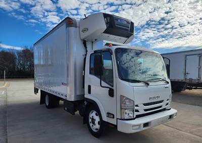 2017 ISUZU NPR-XD REFRIGERATED TRUCK, 16' INSULATED BODY, CARRIER SUPRA 860 W/ ELECTRIC STANDBY