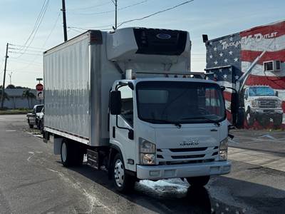 2017 ISUZU NPR-XD REFRIGERATED TRUCK, 16' INSULATED BODY, CARRIER SUPRA 860 W/ ELECTRIC STANDBY, 1-OWNER