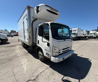 2019 ISUZU NQR REFRIGERATED TRUCK, 16' INSULATED BODY, THERMO KING T-680 STANDALONE REEFER, 1-OWNER