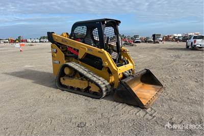 2021 Caterpillar 249D3 Two-Speed Compact Track Skid Loader, Open Cab, 1,106 hrs