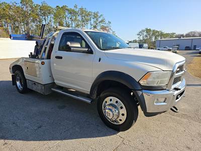 2018 RAM 4500 SELF LOADER, MILLER VULCAN 812 WRECKER BODY, 6.7L CUMMINS POWER, 1-OWNER, CLEAN CARFAX