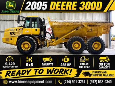 John Deere 300D Articulated Dump Truck