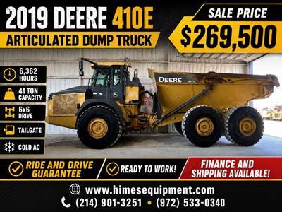 John Deere 410E Articulated Dump Truck