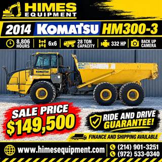 Komatsu HM300-3 Articulated Truck