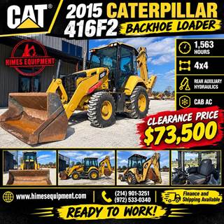 Caterpillar 416F2 Backhoe