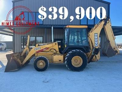 John Deere 410E Loader Backhoe