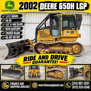 John Deere 650H LGP Dozer