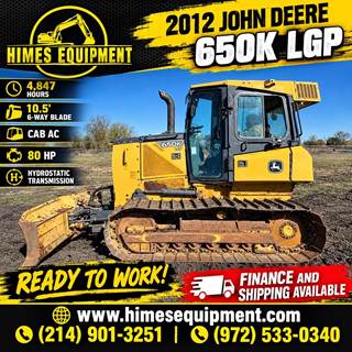 John Deere 650K LGP Dozer