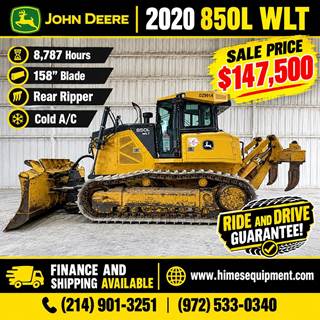 John Deere 850L WLT Dozer