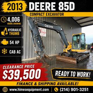 John Deere 85D Excavator