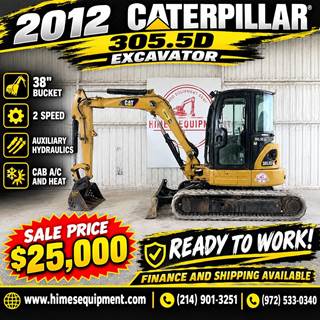 Caterpillar 305.5D CR Mini Hydraulic Excavator