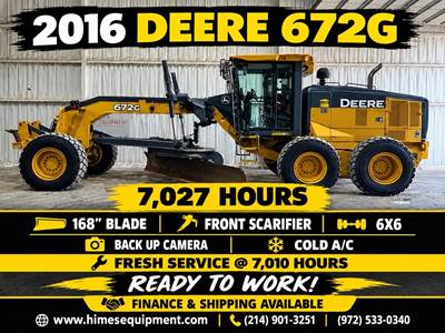 John Deere 672G Motor Grader