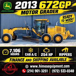 John Deere 672GP Motor Grader