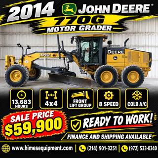 John Deere 770G Motor Grader