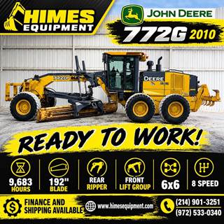 John Deere 772G Motor Grader