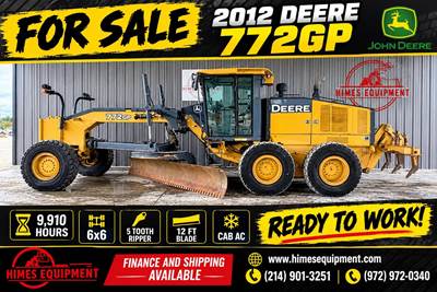 John Deere 772G Motor Grader