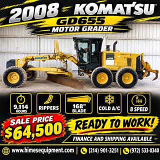 Komatsu GD655 Motor Grader