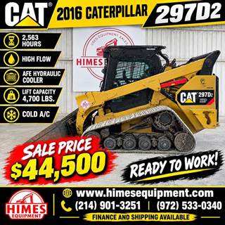 Caterpillar 297D2 XHP Track Skid Steer