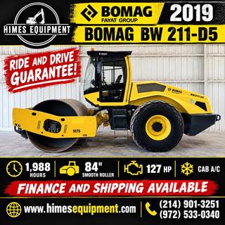BOMAG BW211D-5 Smooth Drum Roller Compactor
