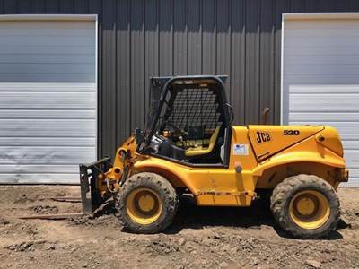 JCB 520 Telehandler - 4400lb Capacity, 16ft Lift Height, 10ft Reach