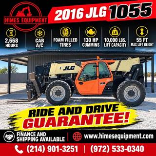 JLG 1055 Telehandler - 10000lb Capacity, 55ft Lift Height