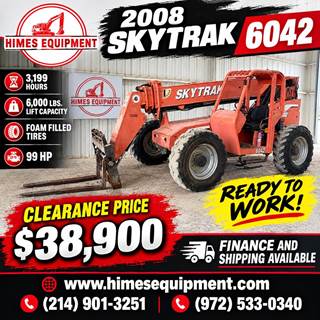 SkyTrak 6042 Telehandler - 6000lb Capacity
