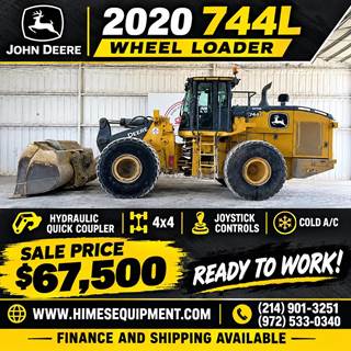 John Deere 744L Large Wheel Loader